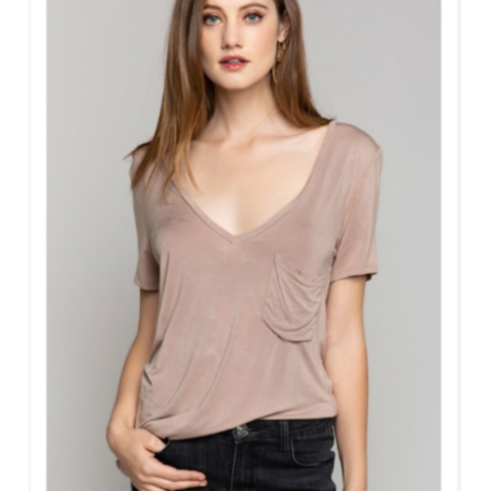 POL Washed Perfect Fit Tee-IVORY - Picture 2 of 2